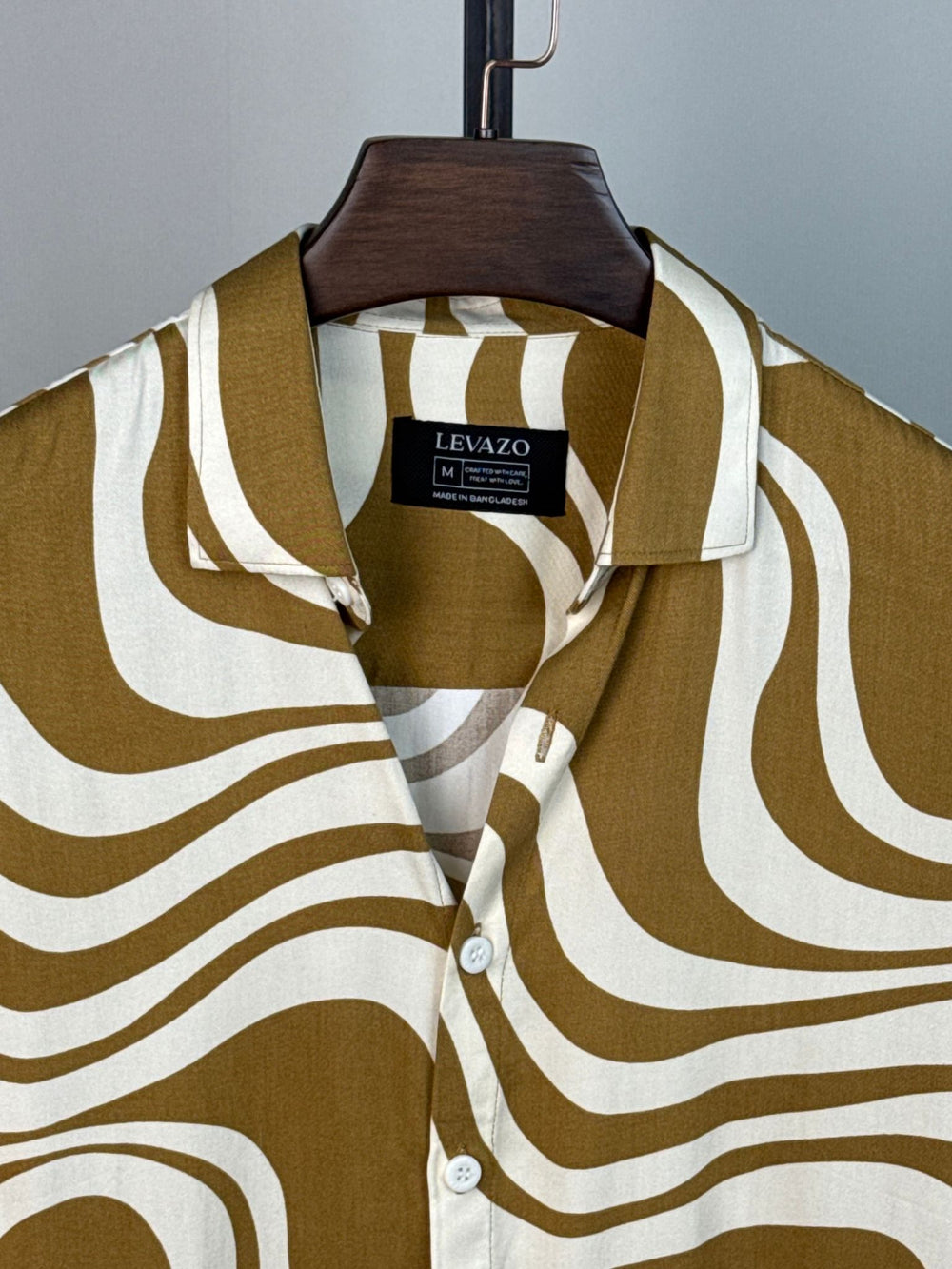 Desert Wave Printed Drop Shoulder Shirt